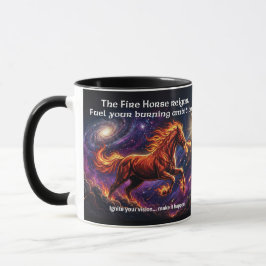 Caneca Cavalo de Fogo "Ambição Ardente"
