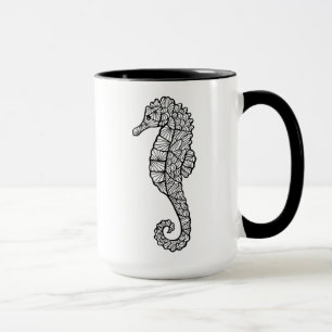 Caneca Cavalo de mar inspirado