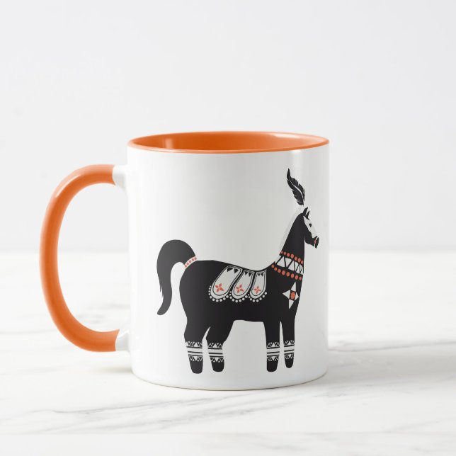 Caneca Cavalo Decorado (Esquerda)