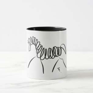Caneca Cavalo do adestramento