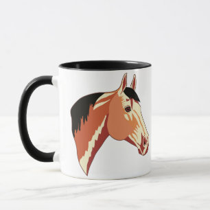 Caneca Cavalo do Quartel de Buckskin