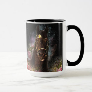 Caneca Cavalo Frísia de Beleza Negra - Caneca, Copo