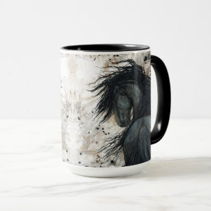 Caneca Cavalo Frísia Majestoso por Bihrle Mug