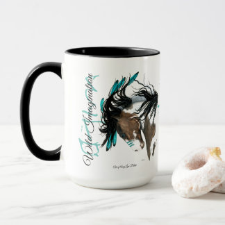 Caneca Cavalo majestoso pela imaginação selvagem de