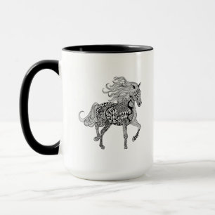 Caneca Cavalo preto inspirado