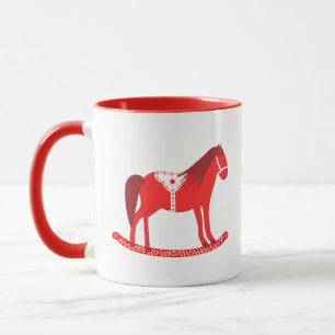 Caneca Cavalo Rocco de Natal escandinavo