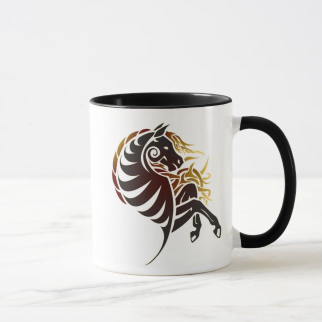 Caneca Cavalo tribal (Direita)