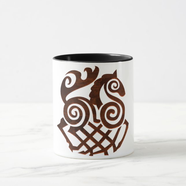 Caneca Cavalo Viking Bronze (Centro)