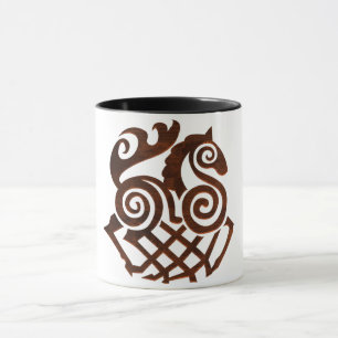 Caneca Cavalo Viking Bronze