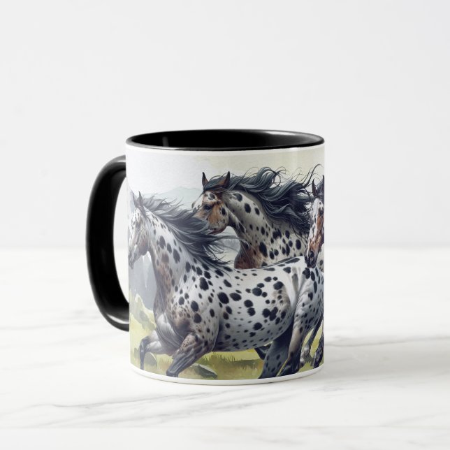 Caneca Cavalos Appaloosa (Frente Esquerda)