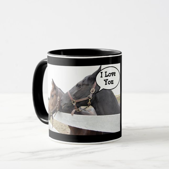 Caneca Cavalos de Amor (Frente Esquerda)