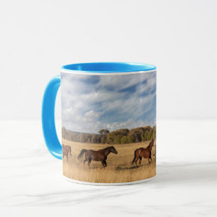 Caneca Cavalos Fora do Parque Nacional Grand Teton