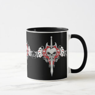 Caneca Caveira de Espada - RED