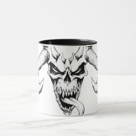 Caneca Caveira divina da Pata Branca da Morte