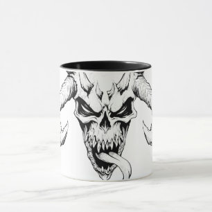 Caneca Caveira divina da Pata Branca da Morte