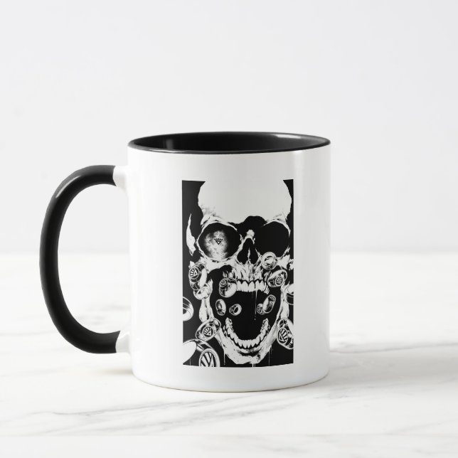 Caneca Caveira e Anéis (Esquerda)
