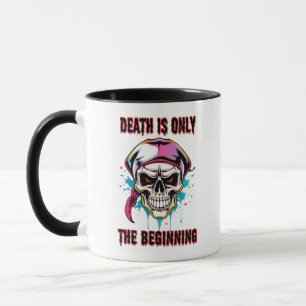 Caneca Caveira Guerreira da Vingança: Dia dos Mortos