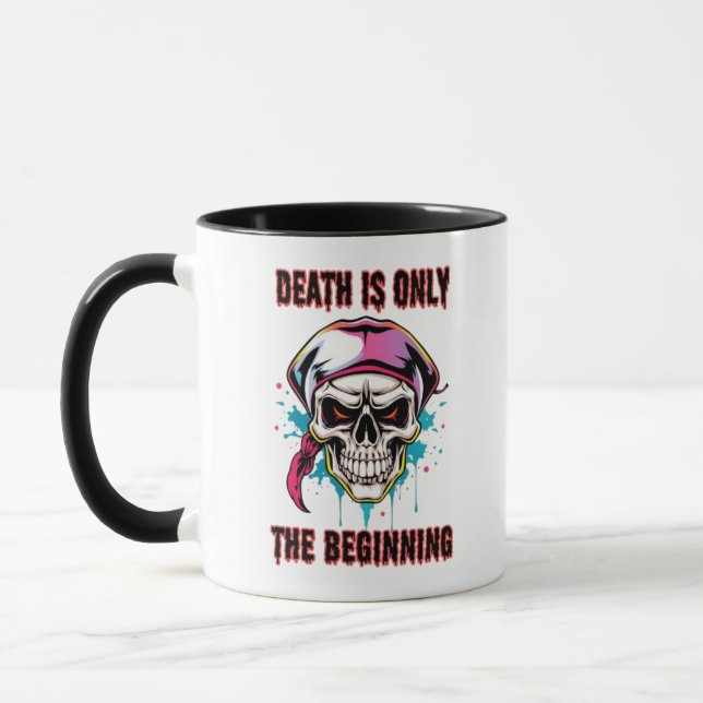 Caneca Caveira Guerreira da Vingança: Dia dos Mortos (Esquerda)