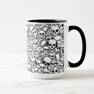 Caneca Caveirinhas Black