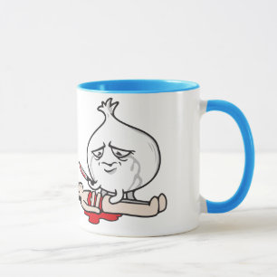 Caneca Cebola Engraçado Chorando, Cortando Humanos