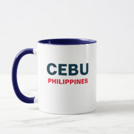 Caneca Cebu Filipinas Café Mug