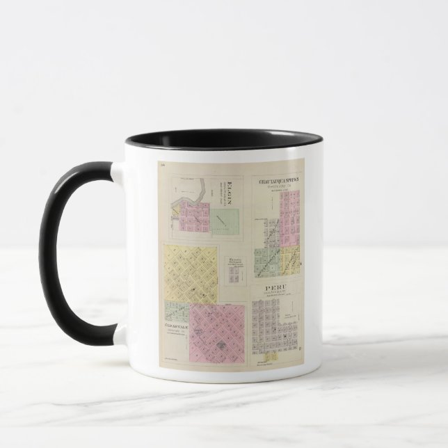 Caneca Cedarvale, Elgin, Chautauqua Primaveras, Kansas (Esquerda)