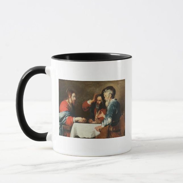 Caneca Ceia em Emmaus (óleo em canvas) 2 (Esquerda)