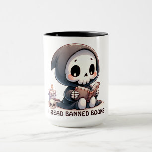 Caneca Ceifeiro em Aquarela Amante de Livros