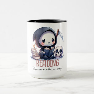 Caneca Ceifeiro em Aquarela Amante de Livros