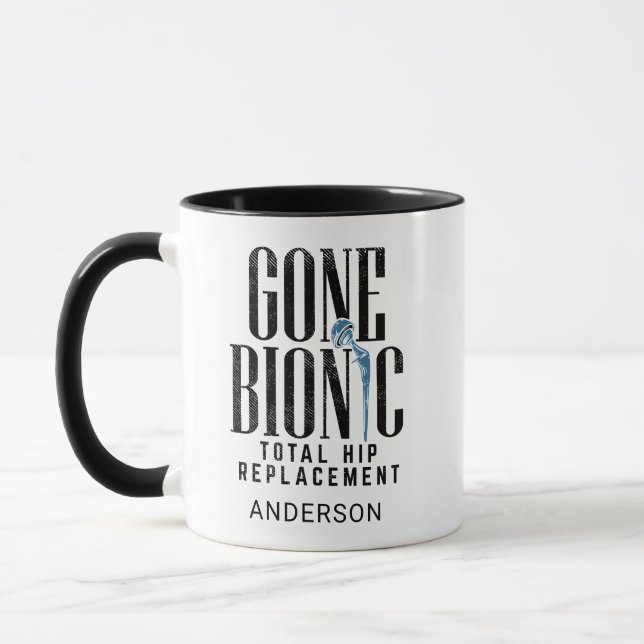 Caneca Celebração Bionica de Substituição de Hip (Esquerda)
