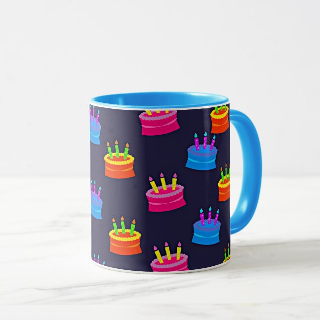 Caneca Celebração de Aniversário (Frente Esquerda)