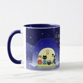 Caneca Celebração de Neve de Edo-Neko