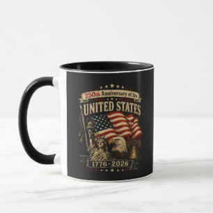 Caneca Celebração do 250º Aniversário dos Estados Unidos