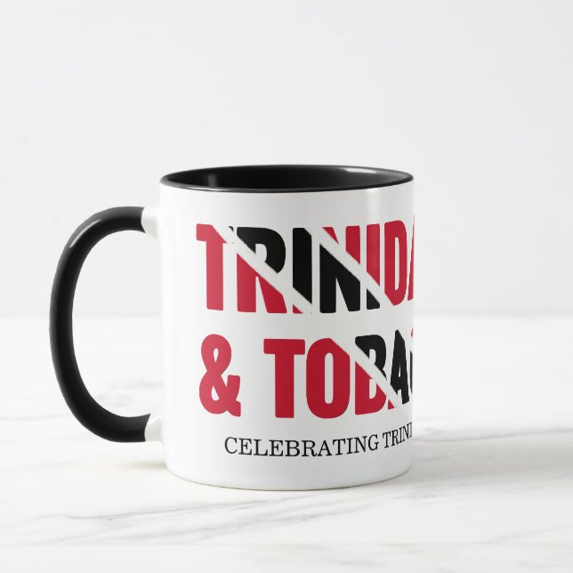 Caneca Celebrando TRINIDAD TOBAGO 60º (Esquerda)