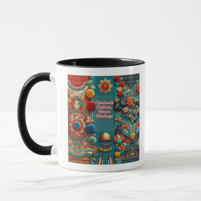 Caneca Celebrar a Cultura, a Honra e o Patrimônio (Esquerda)