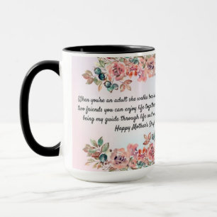 Caneca Celebrar com um Dia de as mães feliz