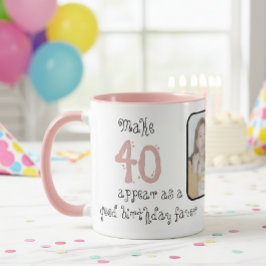 Caneca Celebrate the 40th Birthday in Style, Personalized
