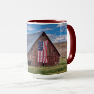 Caneca Celeiro com bandeira americana Colfax,