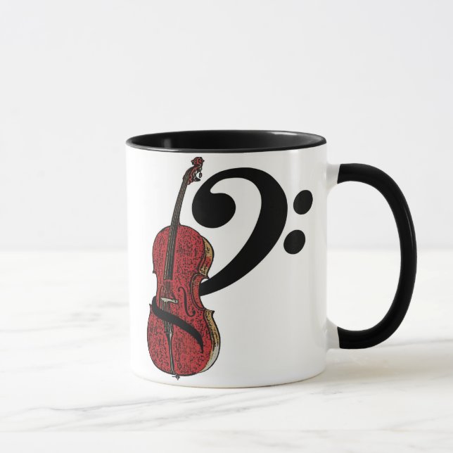 Caneca Cello Clef Mug (Direita)