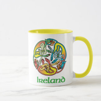 Caneca celta do design de Ireland