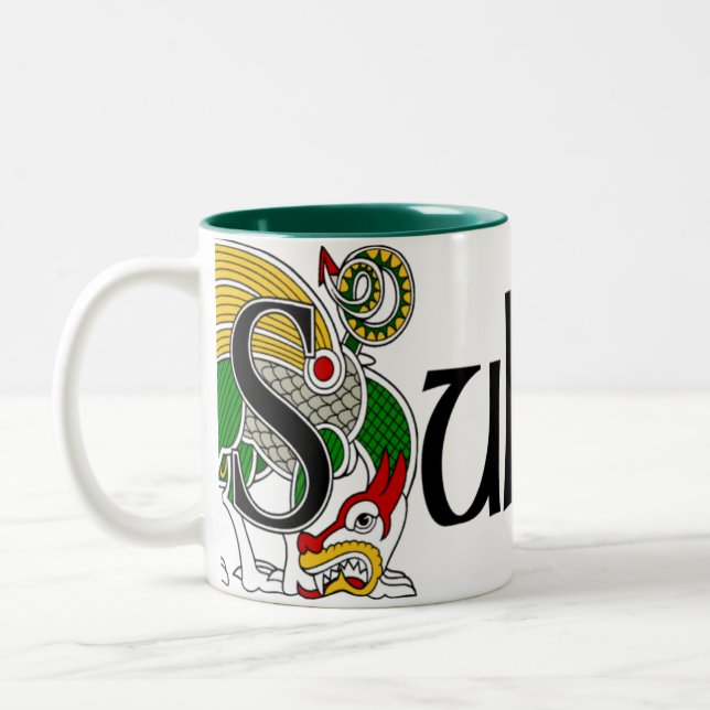 Caneca celta do dragão de Sullivan (Esquerda)