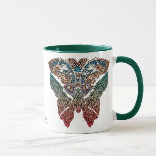 Caneca celta dos gatos da arte