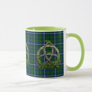 Caneca Celtic Trinity Knot E Clan Douglas Tartan