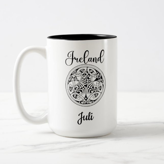 Caneca Celtica com Duas Cores, 15 oz (Esquerda)