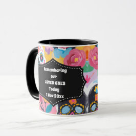 Caneca Células de açúcar do Dia de Muertos