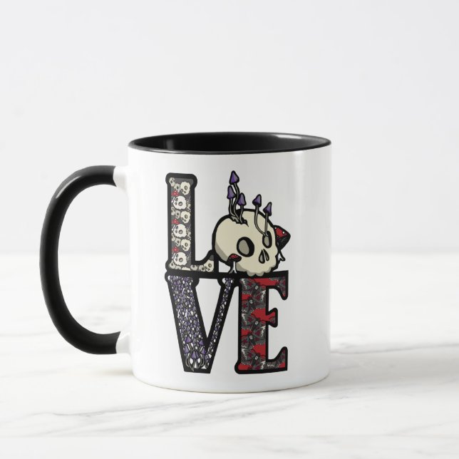 Caneca Células e Cogumelos AMANTES (Esquerda)