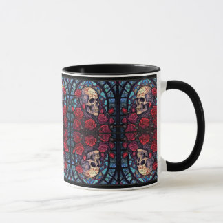 Caneca Células e Rosas Espelhados