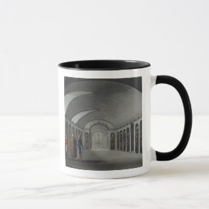 Caneca Cemitério curioso sob o monastério do Capuchin,