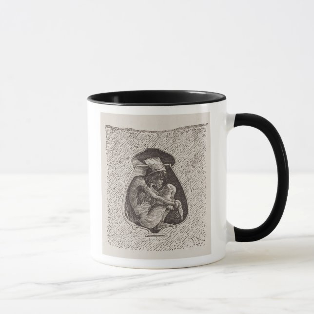 Caneca Cemitério indiano velho (Direita)