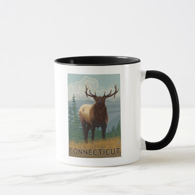 Caneca Cena ConnecticutElk (Direita)